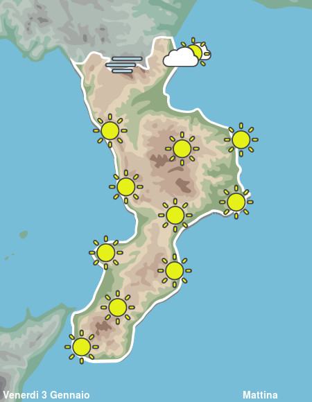 Previsioni Meteo Calabria Mattina