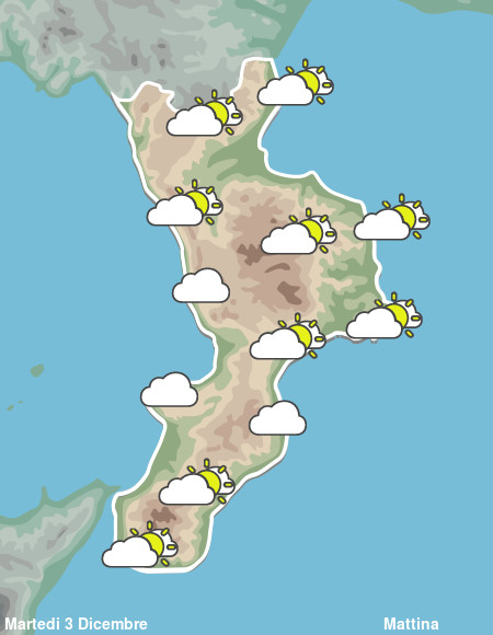 Previsioni Meteo Calabria Mattina