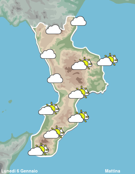 Previsioni Meteo Calabria Mattina