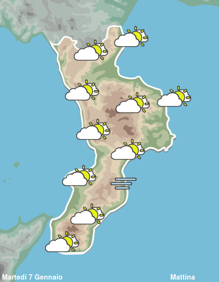 Previsioni Meteo Calabria Mattina