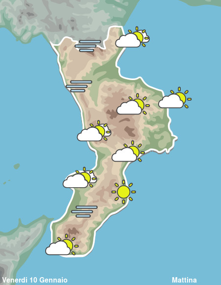 Previsioni Meteo Calabria Mattina