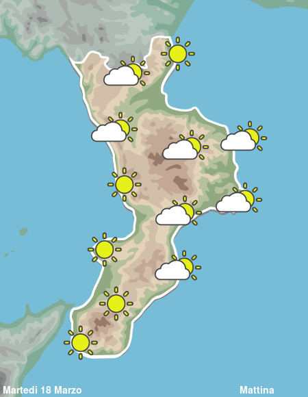 Previsioni Meteo Calabria Mattina