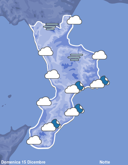 Previsioni Meteo Calabria Notte