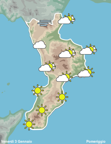 Previsioni Meteo Calabria Pomeriggio