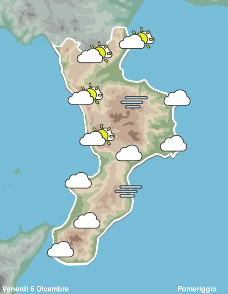 Previsioni Meteo Calabria Pomeriggio