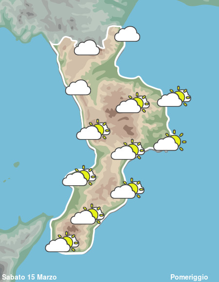 Previsioni Meteo Calabria Pomeriggio