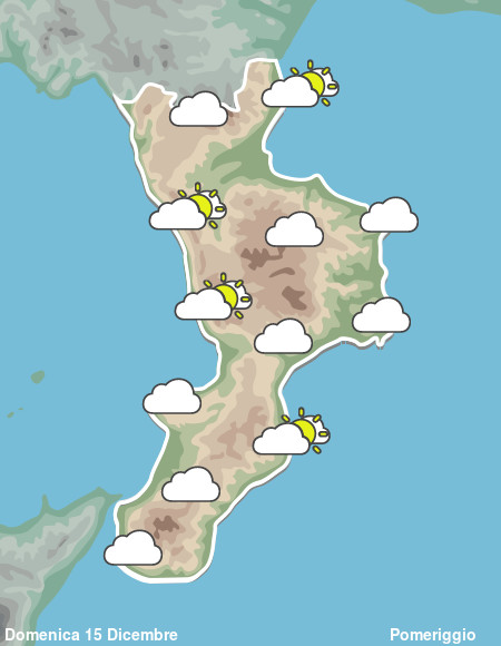 Previsioni Meteo Calabria Pomeriggio