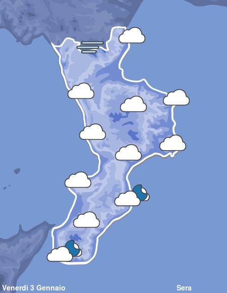 Previsioni Meteo Calabria Sera