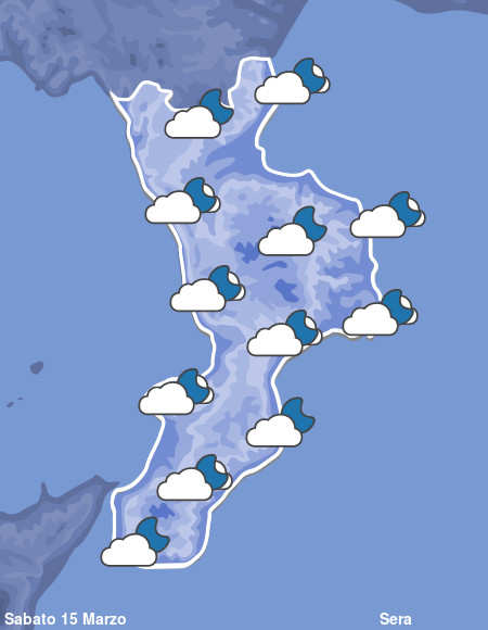 Previsioni Meteo Calabria Sera