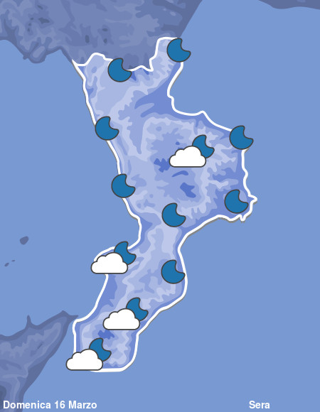 Previsioni Meteo Calabria Sera