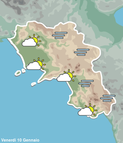 Previsioni Meteo Campania