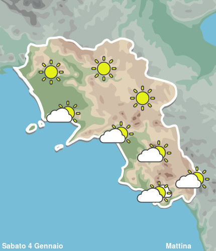 Previsioni Meteo Campania Mattina