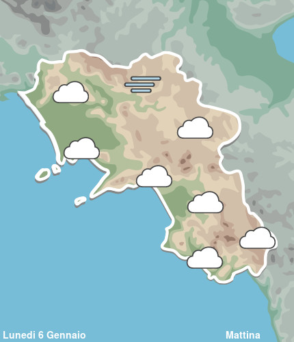 Previsioni Meteo Campania Mattina