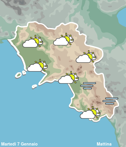 Previsioni Meteo Campania Mattina