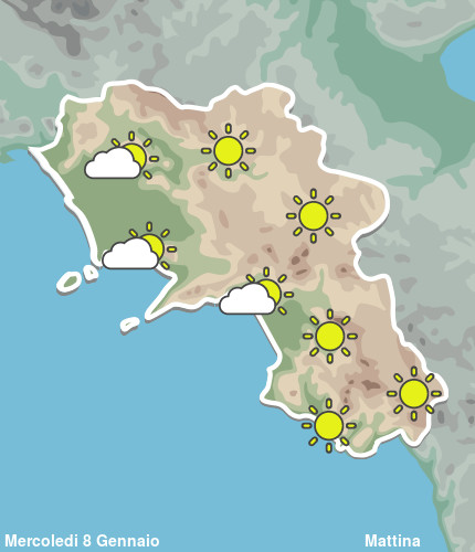 Previsioni Meteo Campania Mattina