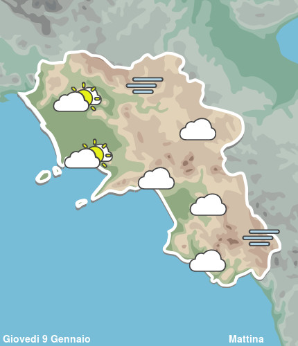 Previsioni Meteo Campania Mattina