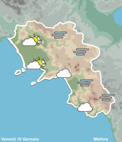 Previsioni Meteo Campania Mattina