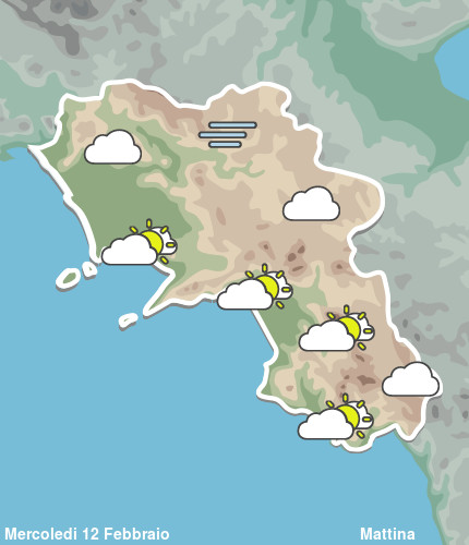 Previsioni Meteo Campania Mattina