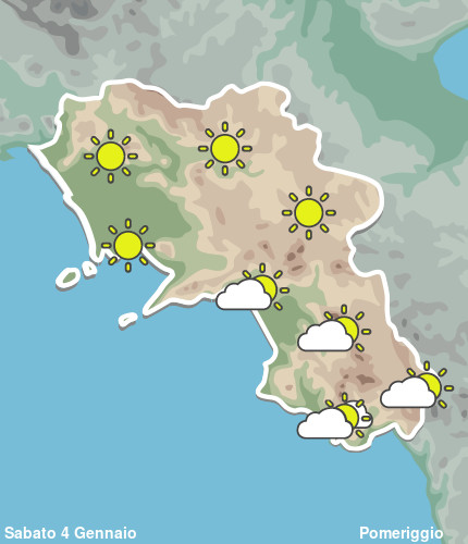 Previsioni Meteo Campania Pomeriggio