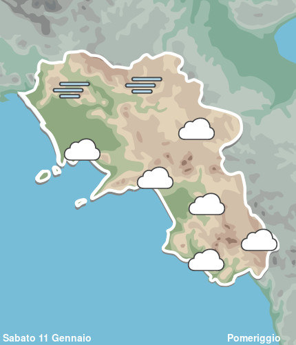 Previsioni Meteo Campania Pomeriggio