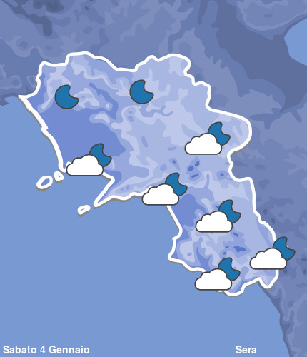 Previsioni Meteo Campania Sera