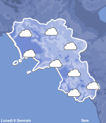 Previsioni Meteo Campania Sera