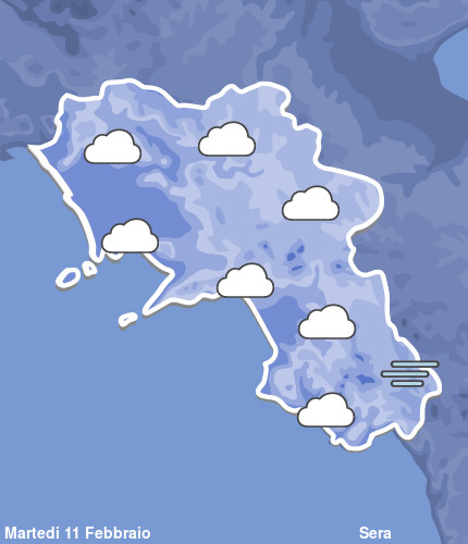 Previsioni Meteo Campania Sera