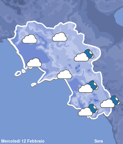 Previsioni Meteo Campania Sera