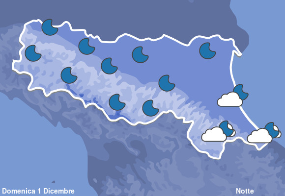 Previsioni Meteo Emilia Romagna Notte