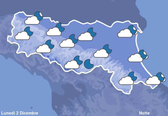 Previsioni Meteo Emilia Romagna Notte