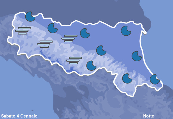 Previsioni Meteo Emilia Romagna Notte