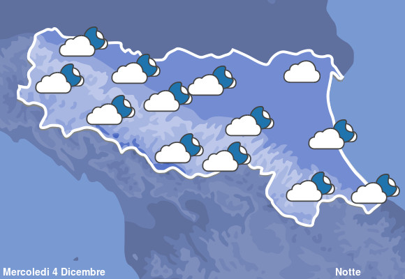 Previsioni Meteo Emilia Romagna Notte