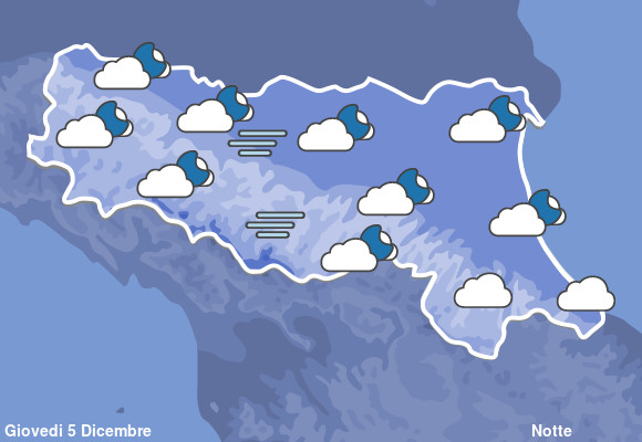 Previsioni Meteo Emilia Romagna Notte