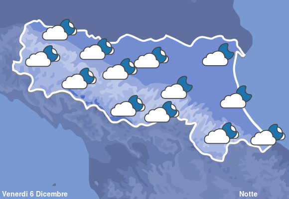 Previsioni Meteo Emilia Romagna Notte