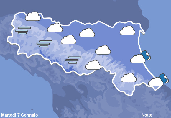 Previsioni Meteo Emilia Romagna Notte