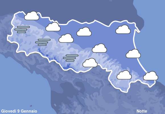 Previsioni Meteo Emilia Romagna Notte