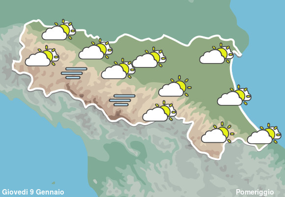 Previsioni Meteo Emilia Romagna Pomeriggio