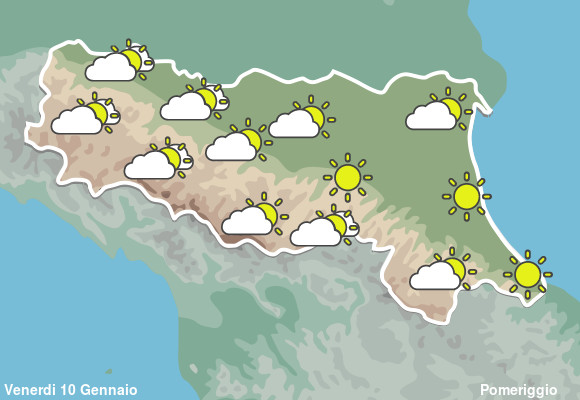 Previsioni Meteo Emilia Romagna Pomeriggio