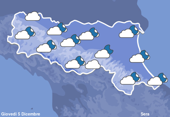 Previsioni Meteo Emilia Romagna Sera