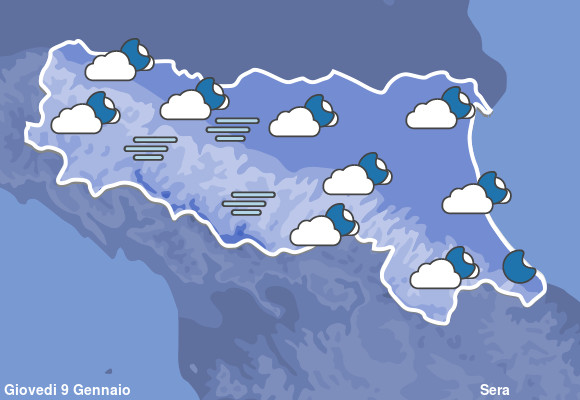 Previsioni Meteo Emilia Romagna Sera