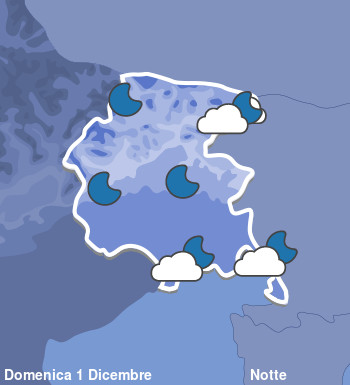 Previsioni Meteo Friuli Venezia Giulia Notte