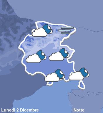 Previsioni Meteo Friuli Venezia Giulia Notte