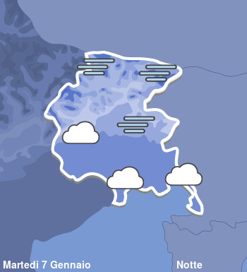 Previsioni Meteo Friuli Venezia Giulia Notte