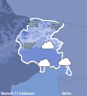 Previsioni Meteo Friuli Venezia Giulia Notte