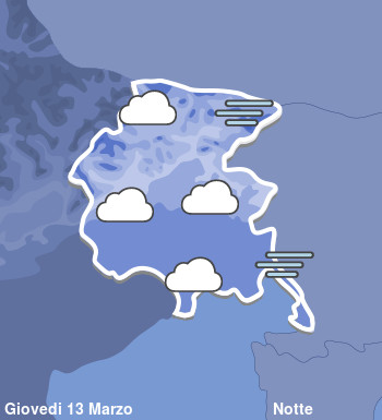 Previsioni Meteo Friuli Venezia Giulia Notte