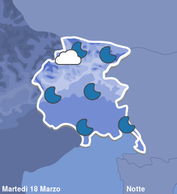 Previsioni Meteo Friuli Venezia Giulia Notte