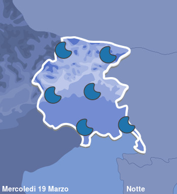 Previsioni Meteo Friuli Venezia Giulia Notte