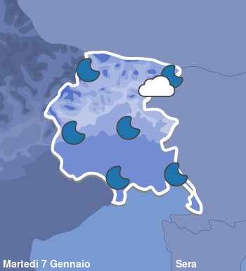 Previsioni Meteo Friuli Venezia Giulia Sera