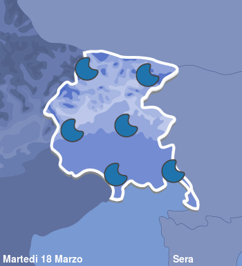 Previsioni Meteo Friuli Venezia Giulia Sera