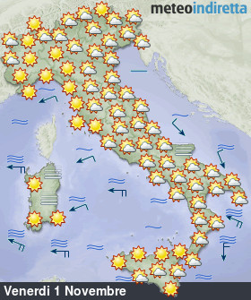 meteo italia a 4 Giorni